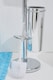 image 4 of Interiors By Premier Chrome Toilet Brush & Roll Holder,Freestanding Toilet Roll Holder With Brush,Toilet Brush & Roll Stand