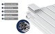 image 5 of Double Flat Panel Vertical Column Radiator (H)1600mm by MCC Direct | White | 1