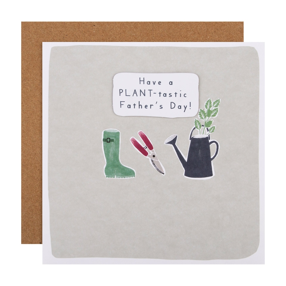 image 1 of Hallmark Father's Day Card - Fun Gardening Design