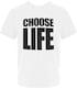 image 4 of “CHOOSE LIFE” T-Shirt Costume Set – Unisex Adult  –  George Michael Style Fancy dress costume | White | S