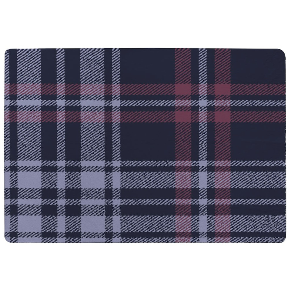 image 1 of Tartan plaid pattern (Rug) Multi | Medium: 80x150cm
