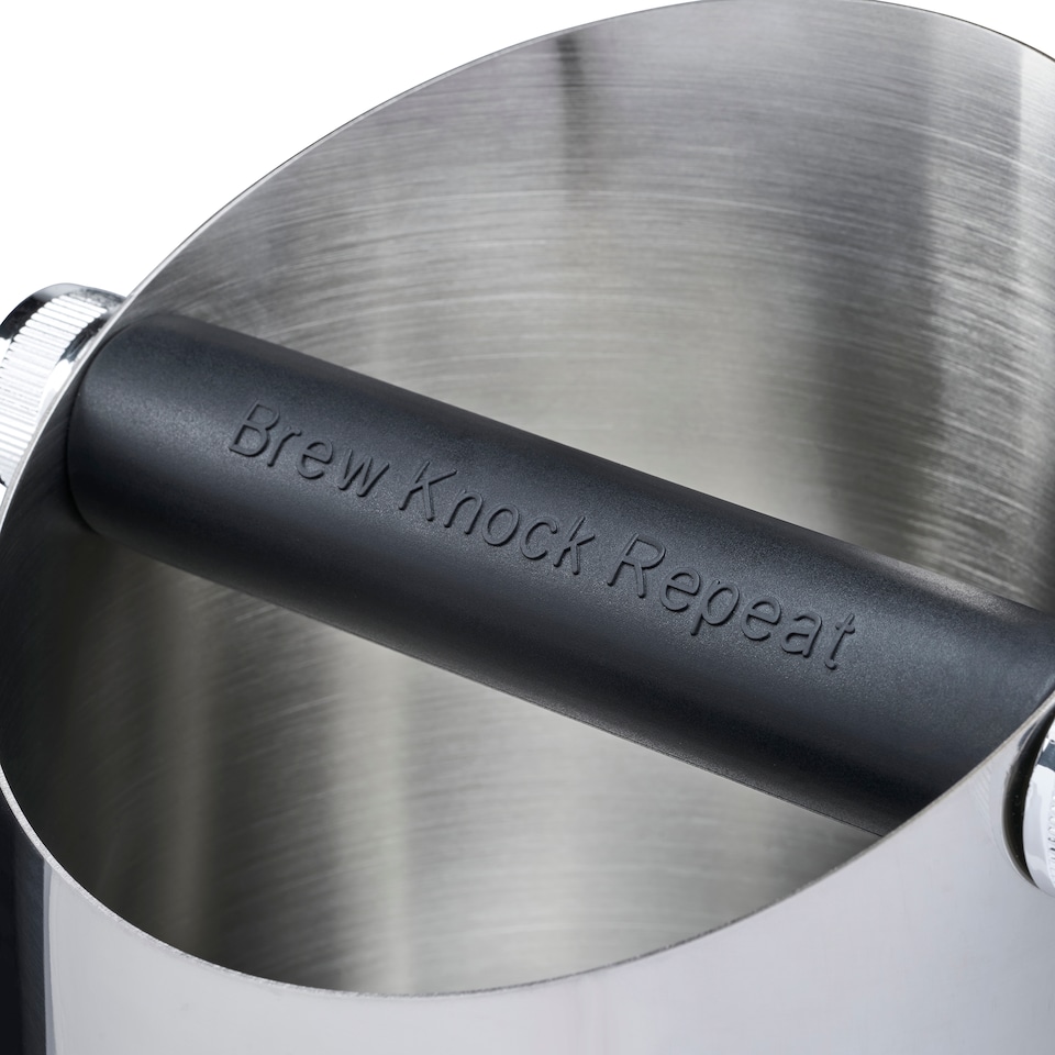 image 1 of Cooks Professional Steel Espresso Knock Box - Coffee Grounds Bin