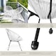 image 5 of Garden chairs in retro design set of 2 | White | white | 1