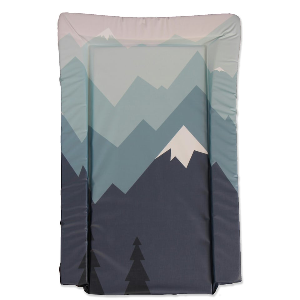 image 1 of Gilded Bird Flat Baby Changing Mats -Blue Mountains