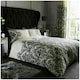 image 1 of VELVETIO Empire Damask Printed Duvet Cover Set Reversible Polycotton Beddings Cream | Double