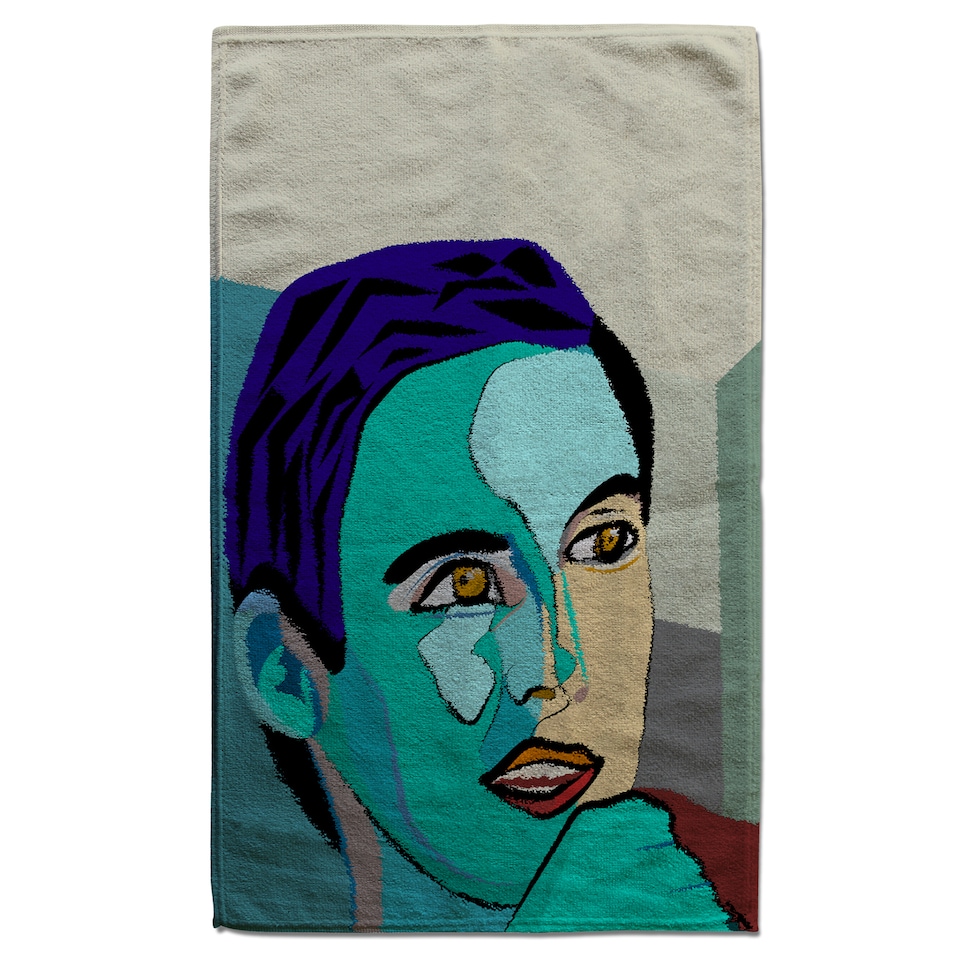 image 1 of thoughtful boy Designer Bath Towel | Multi