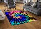 image 2 of Tie Dye Pattern Rug | Multi
