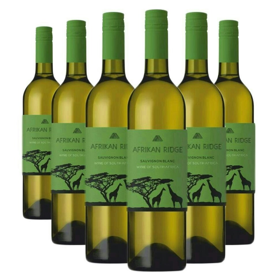 Case of 6 Afrikan Ridge Sauvignon Blanc 75cl White Wine