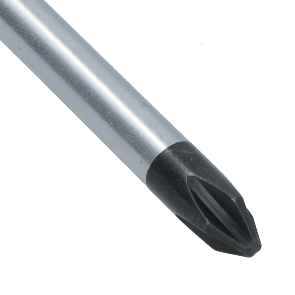 image 1 of 6pc Screwdriver Set Slotted / Flat, Phillips & Pozi Head With Soft Grip Handles