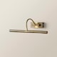 image 4 of ValueLights Modern Adjustable Antique Brass Picture Wall Light | Gold
