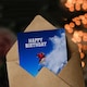 image 3 of Happy Birthday Skier Ski Jump Snow Sport Photo Birthday Card