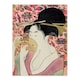 image 3 of Utamaro Kitagawa Framed Wall Art Print Woman With A Comb Portrait Home Décor