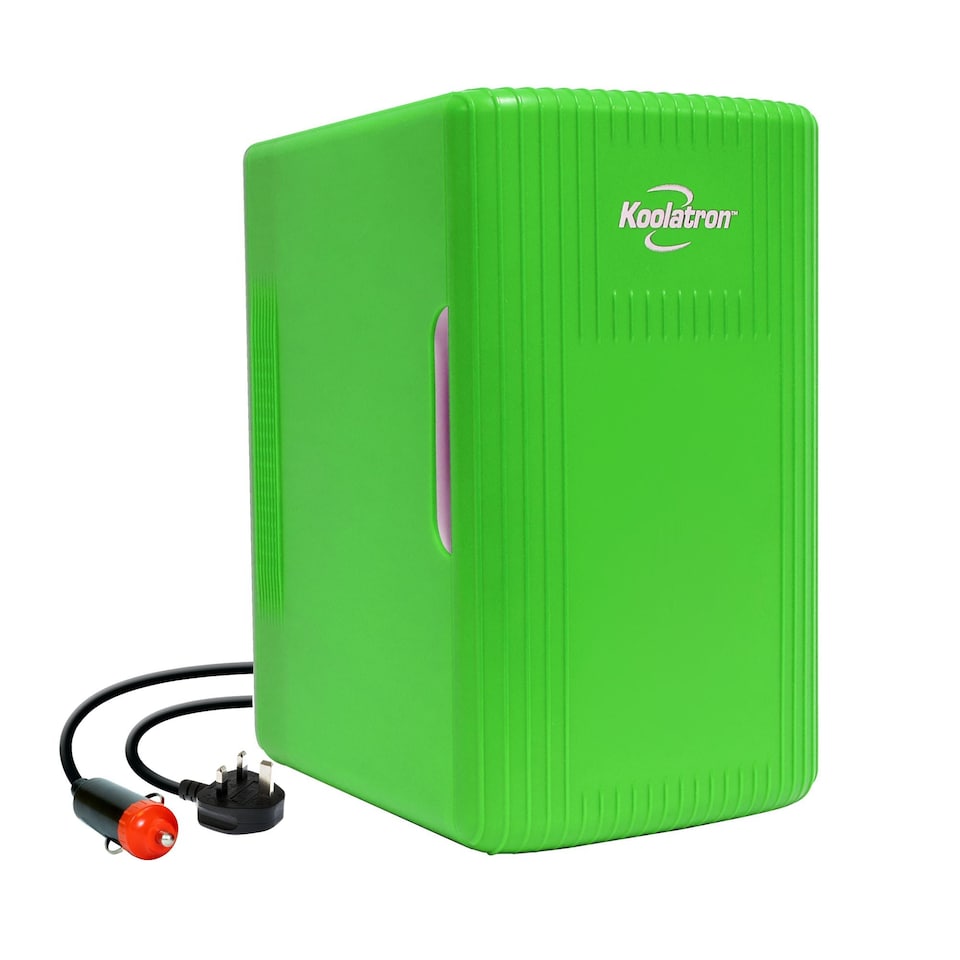 image 1 of Koolatron 6L/8 Can Portable Mini Fridge | AC/DC Cooler & Warmer | Green