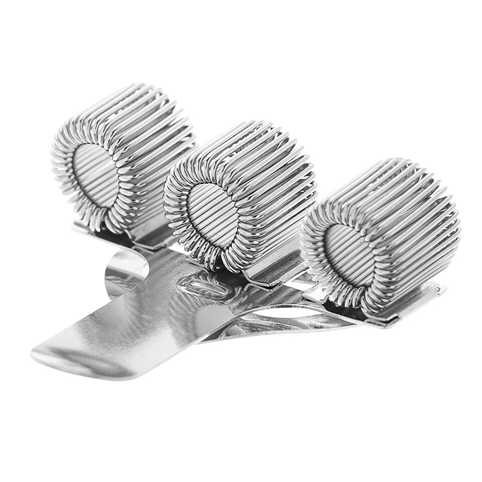 image 1 of 2xTriple Metal Pen Holder With Pocket Clip