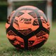 image 6 of Football Flick Size 4 Football – Training and Match Ball – Highly Durable with Shape Retention - Unique Orange and Black Design