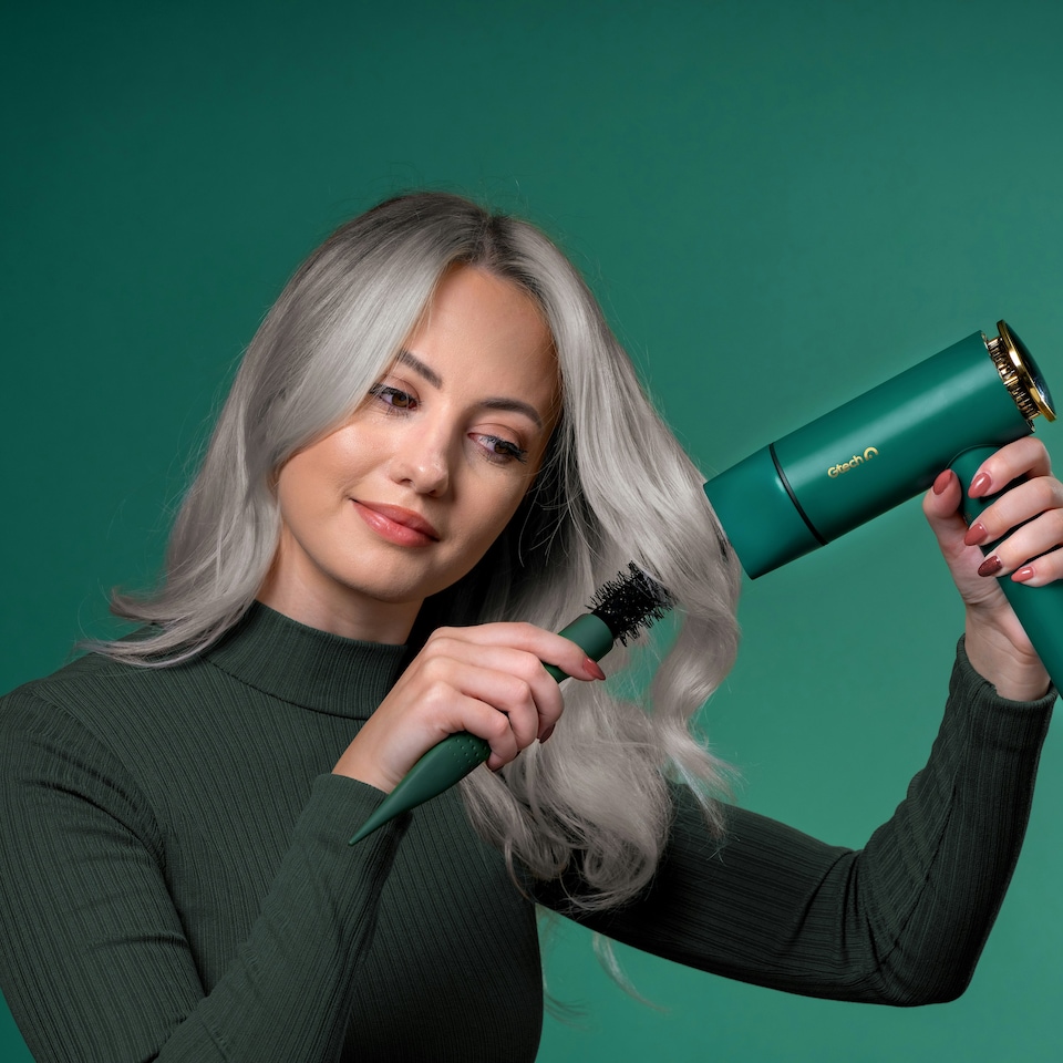 image 1 of Gtech DryOnic Ionic Fast Drying Hair Dryer (Teal)