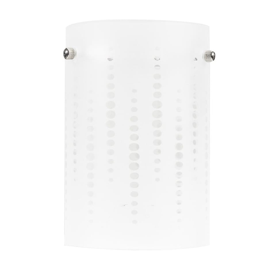image 1 of ValueLights Elsie Frosted Glass Spotted Ceiling Small Shade
