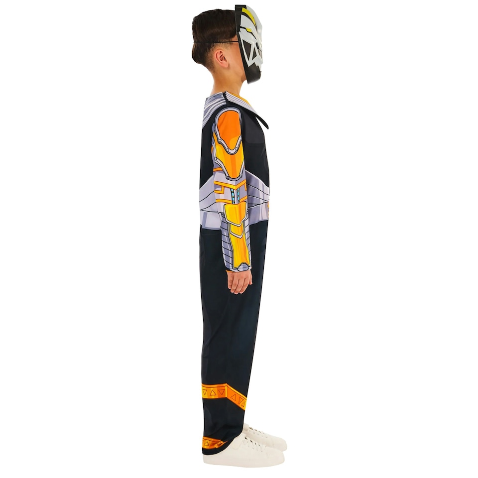 image 1 of Power Rangers Childrens/Kids Cosmic Fury Black Ranger Costume - Multicoloured - 3-4 Years 3