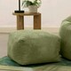 image 3 of icon Theo Beanbag Footstool Corduroy Sage Green Green