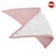image 1 of Babybugz Baby Plain Bandana Bib (Pack of 2) - White/Powder Pink - One Size