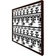 image 3 of Egyptian eye of horus heiroglyphs (Picture Frame) Grey | XL