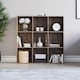image 5 of Vida Designs Durham 3x3 Cube Storage Bookcase Display Unit, Dark Wood