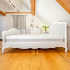 Bamboo Silk Fitted Sheet White | King