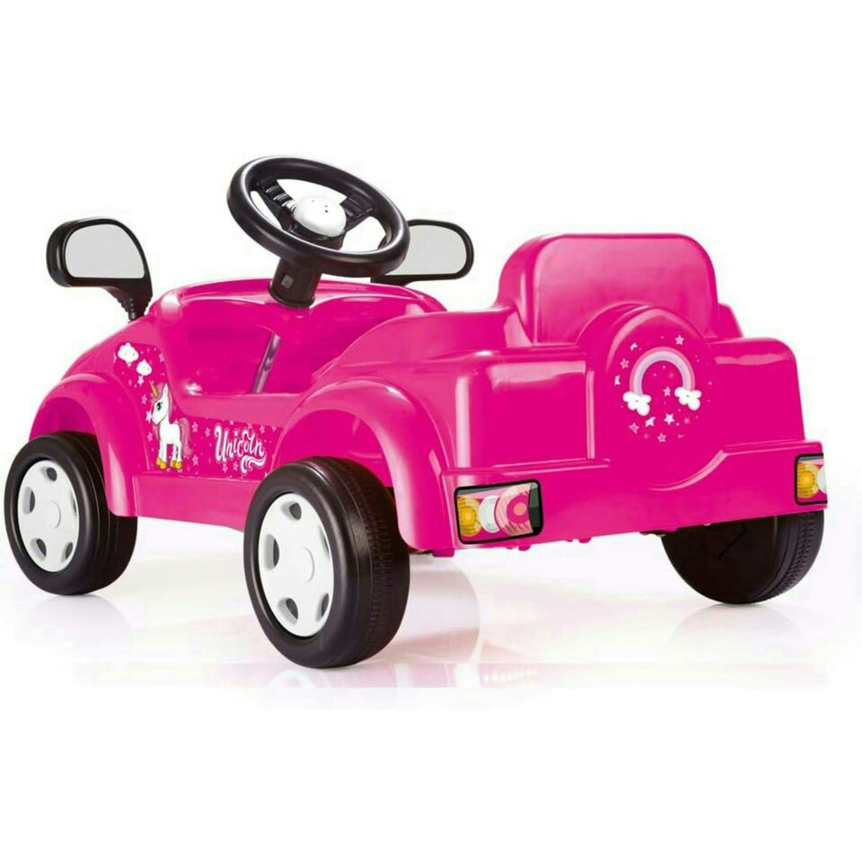 image 1 of Dolu Unicorn Smart Car Pedal Operated - Pink