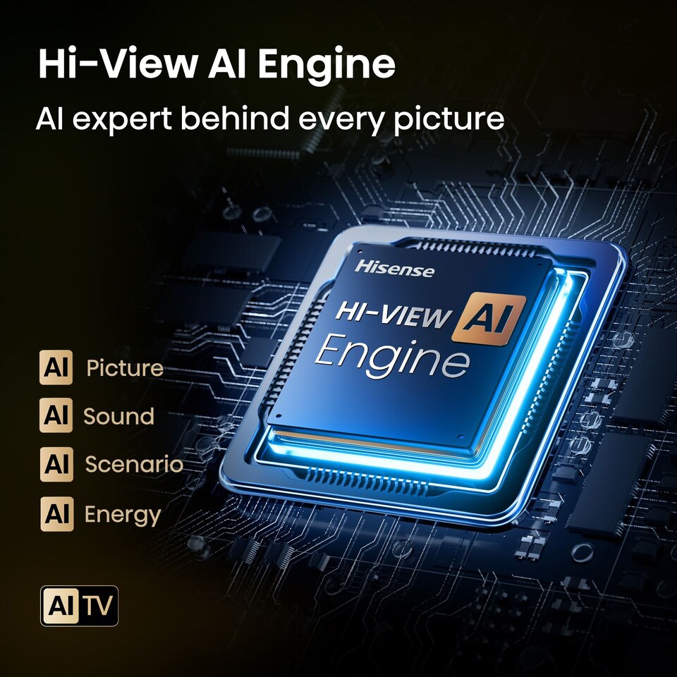 image 1 of Hisense 32 inch A5QTUK QLED FHD Smart TV with Freely