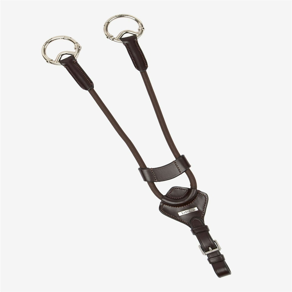 image 1 of LeMieux Elasticated Martingale Attachment Brown | Pony