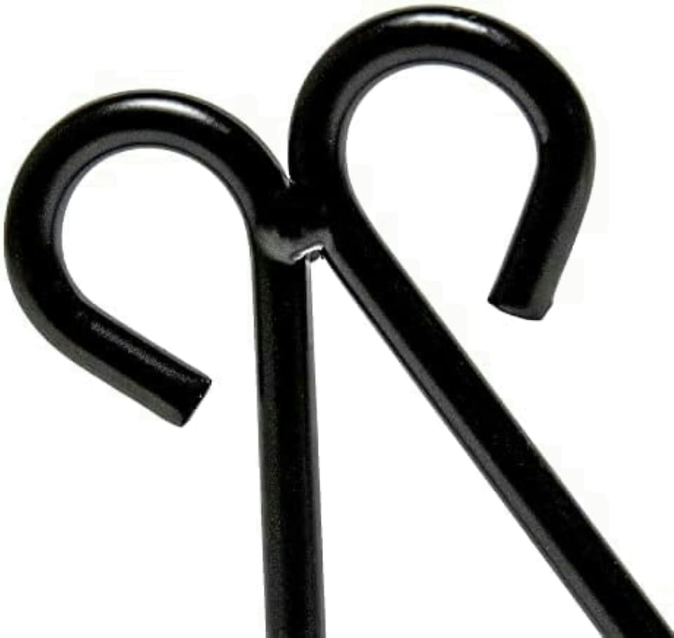 image 1 of Primrose Curved Design Hanging Basket Bracket Hook for Outdoor Wall 25cm