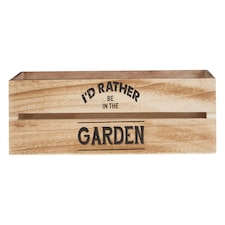 Rustic Natural Planter and Herb Crate Cream
