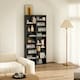 image 8 of HOMCOM 640 CD Storage Unit 360 DVD Storage Tower w/ 18 Compartments White 