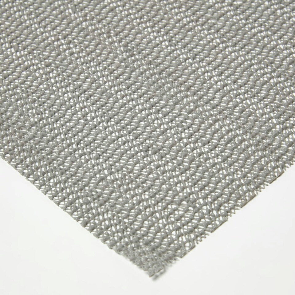 image 1 of Homescapes Black, White, or Grey Rubber Non-Slip Mat