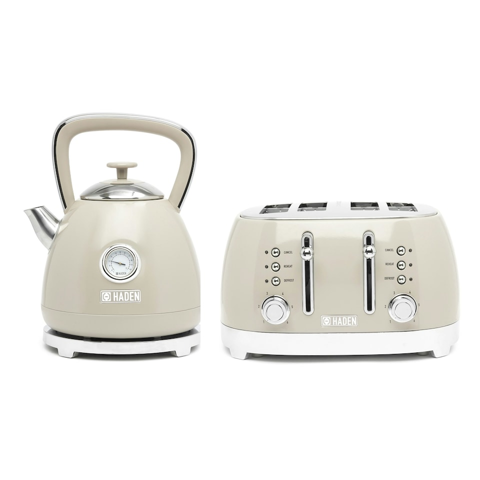image 1 of Haden Putty Bristol Bundle - Kettle and 4 Slice Toaster Set