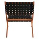 image 4 of Interiors by Premier Emilo Woven Chair, Long Lasting Wood Woven Chair, Easy Cleaning Woven chair