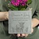 image 3 of Personalised Highland Cow Concrete Plant Pot | Grey