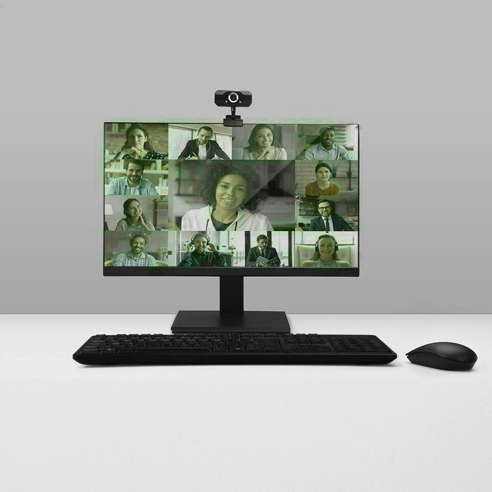 image 1 of Full HD 1080p Webcam with Microphone