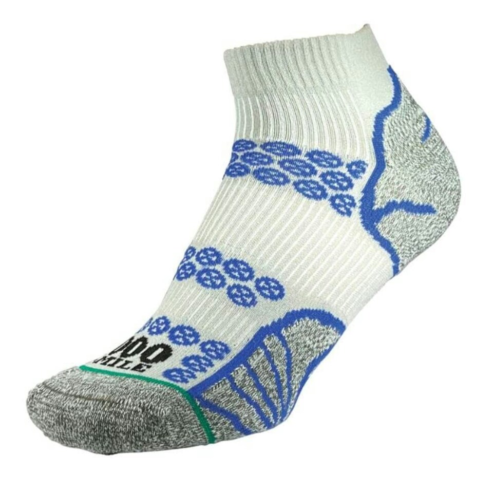 1000 MILE LITE ANKLET REPREVE SILVER/ROYAL 2011 - LM (6.8) - Cartasport - 1M2011R2 N/A | One Size