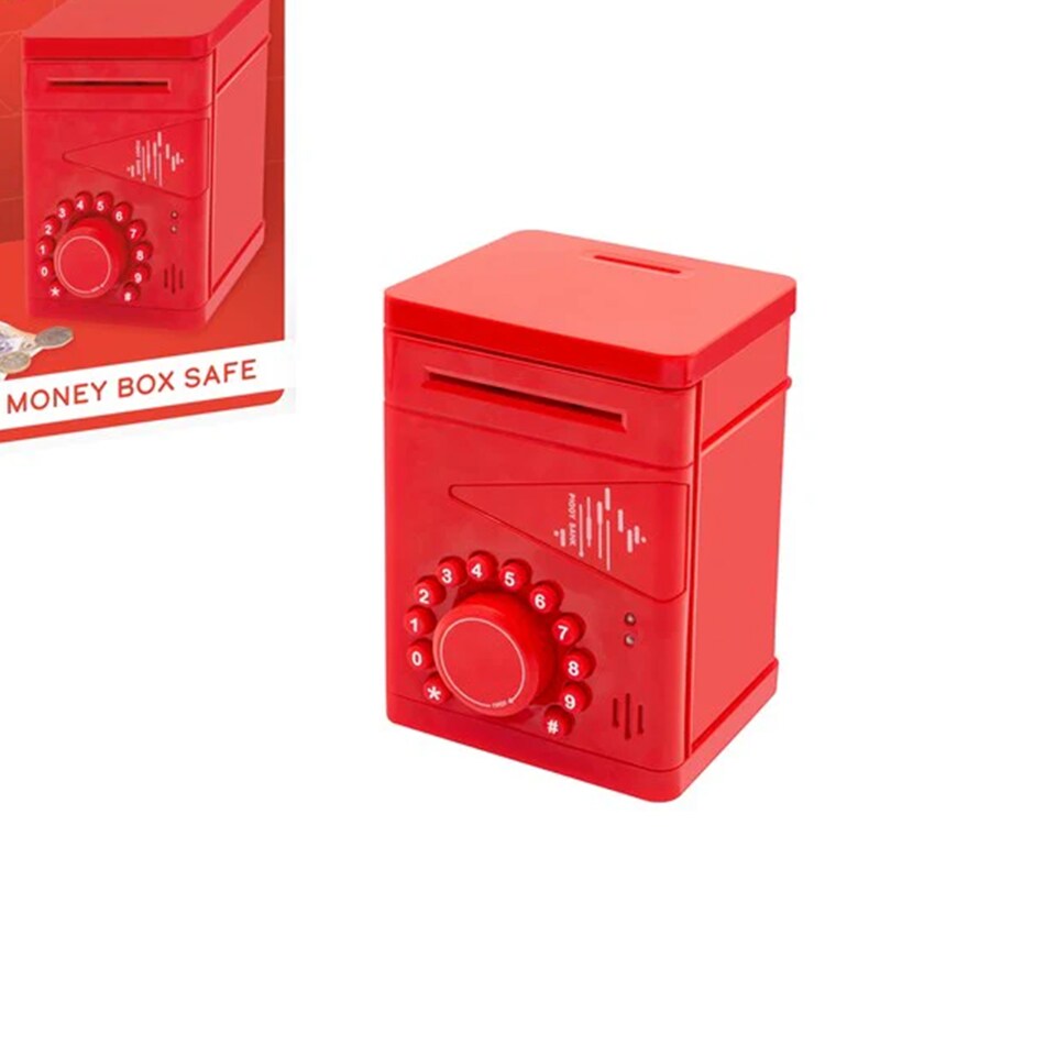 image 1 of Kids ATM Money Box Safe Coin & Note Savings Bank