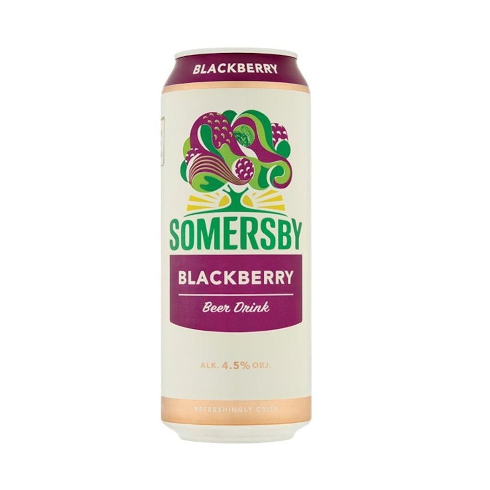 image 1 of Somersby Blackberry Flavour Beer 24 x 500ml