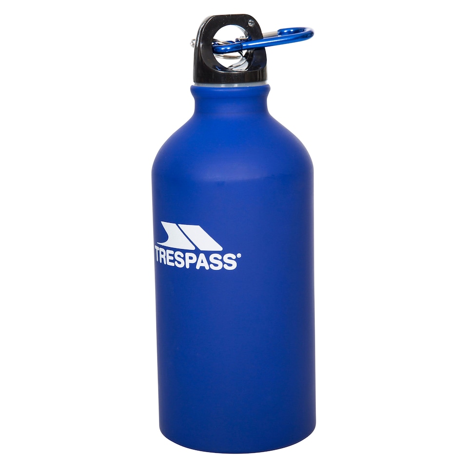 image 1 of Trespass Swig Sports Bottle With Carabiner (0.5 Litres) | Blue | Matt Blue | 1