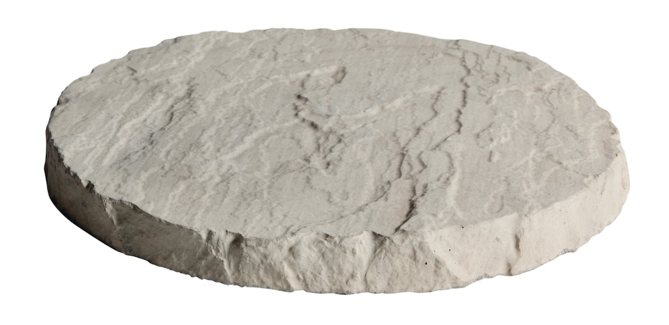 image 1 of Cathedral Round Stepping Stone 400mm  Weathered Moss Pallet of 25 - Bowland Stone