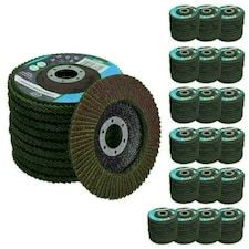 20 x Flap Discs 40 Grit Angle Grinder 4.5" (115mm) Flat Sanding Grinding TE230