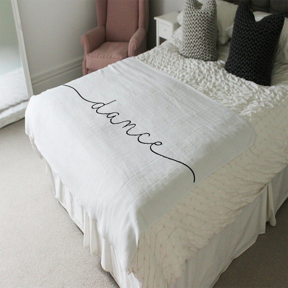 image 1 of Text Dance (Blanket)