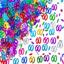 2 x 14g 60th Mix Happy Birthday Confetti