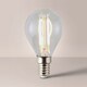image 3 of ValueLights 10 Pack LED Filament E14 Clear Golfball Light Bulbs | Clear