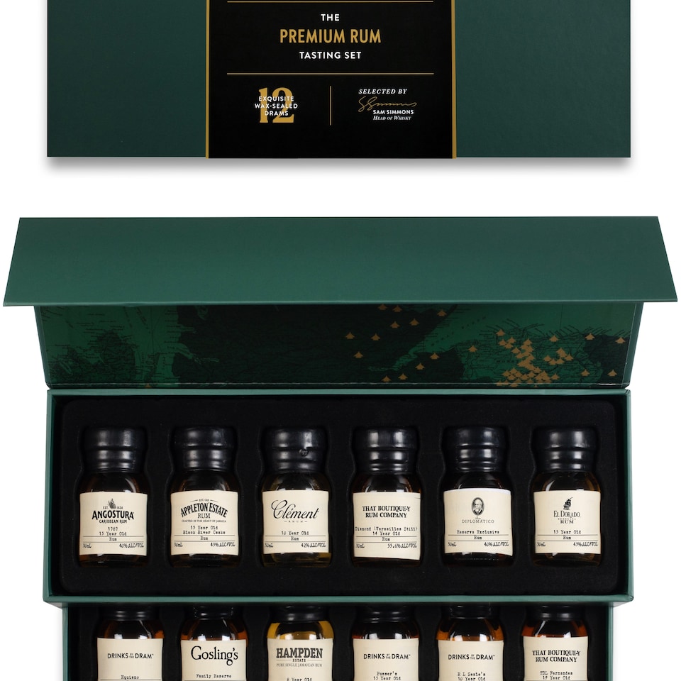 image 1 of The Premium Rum 12 Dram Tasting Set | Clear