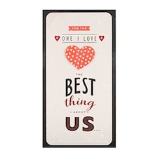 One I Love Diamante Valentine's Day Card 'Best Thing'