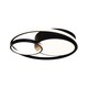 image 7 of Adara Matt Black LED Flush Ceiling Light